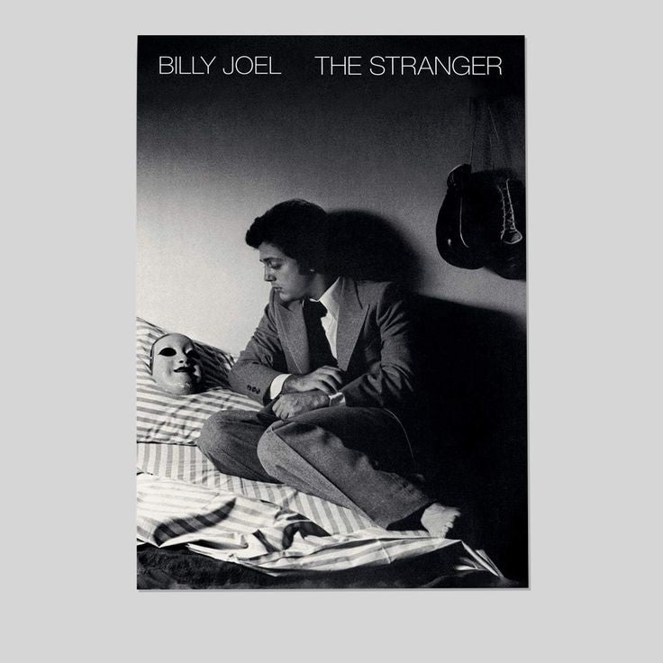Billy Joel Poster The Stranger Album Cover Classic Rock Music Merchandise Retro Vintage 70s 80s Concert Tour Cool Poster Size 24''x36''