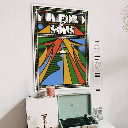 Mumford & Sons 07.18.2025 George, WA Poster-Portrait - Poster Size 24''x36''