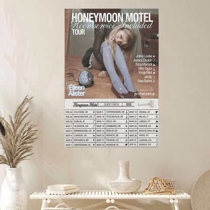 Erica Manzoli Honeymoon Motel Roomservice Included Tour 2026 Size 24''x36''
