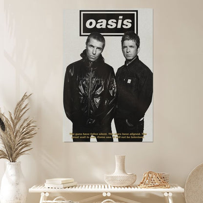 OASIS POSTER CLASSIC ROCK REUNION LIAM NOEL GALLAGHER ICON Size 24''x36''