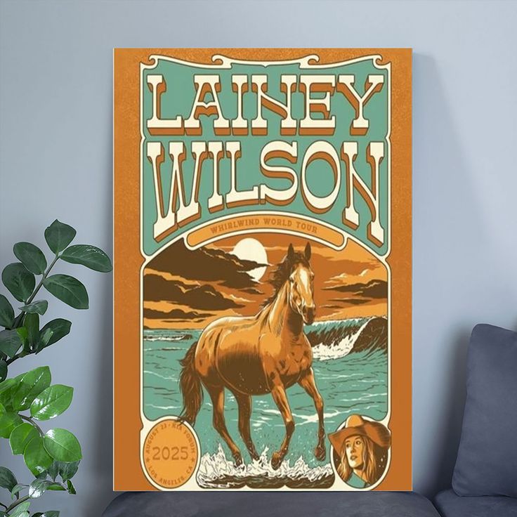Lainey Wilson Los Angeles CA August 23 2025 Concert Poster Home Decor Size 24''x36''