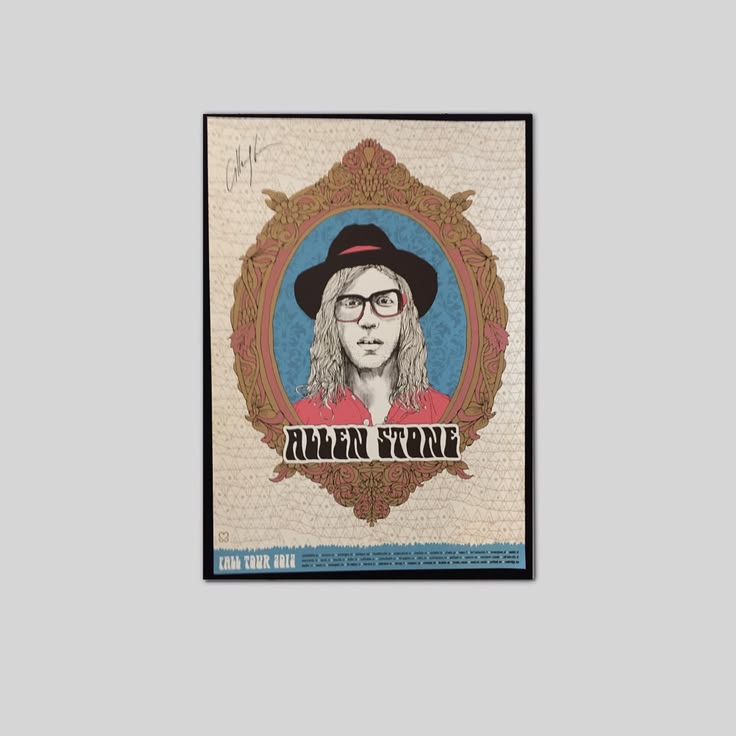 Allen Stone Signed 2012 Tour Poster Size 24''x36''