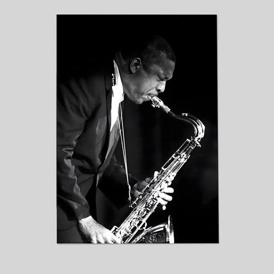 John Coltrane Poster Jazz Canvas Art Painting Wall Art Picture Decor Size 24''x36''