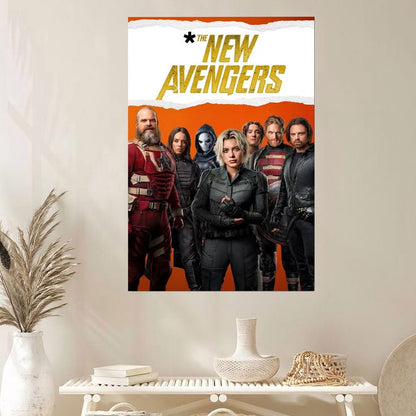 Thunderbolts Movie Poster Florence Pugh Marvel Sebastian Stan g Size 24''x36''
