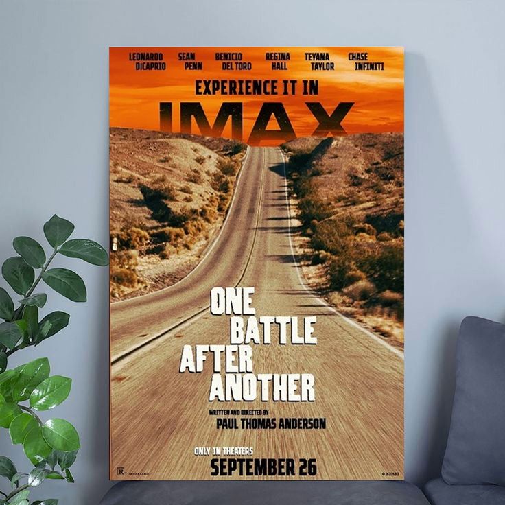 One Battle After Another movie poster Le.o.nar.do Di.Ca.prio Size 24''x36''