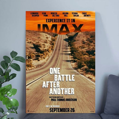 One Battle After Another movie poster Le.o.nar.do Di.Ca.prio Size 24''x36''