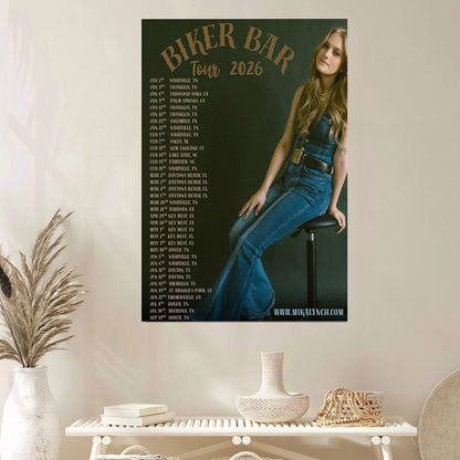 Mika Lynch Biker Bar Tour 2026 Size 24''x36''