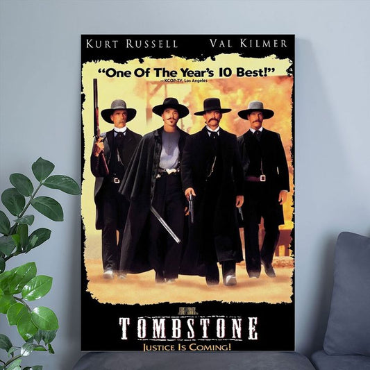 Moivie Poster Tombstone - Movie Poster (Regular Style - Black Version) Size 24''x36''