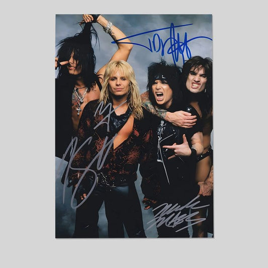 Music Poster - Motley Crue Band Poster Retro Style - Size 24x36
