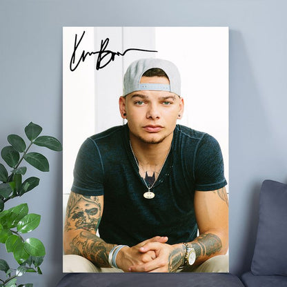 Kane Brown country superstar reprint signed autographed Size 24''x36''