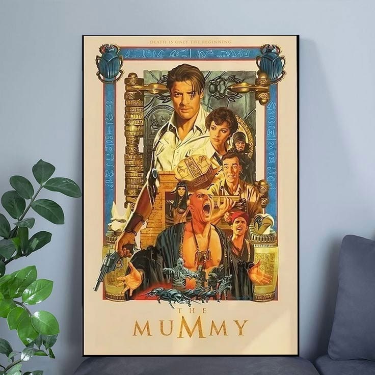 The Mummy 1999 Brendan Fraser Adventure Fantasy Movie Poster Size 24''x36''