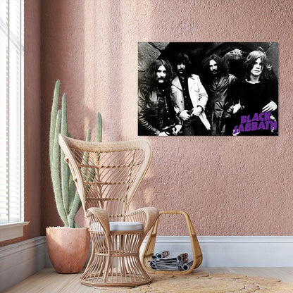Black Sabbath (Photo) -Mounted Print Memorabilia Size 24''x36''