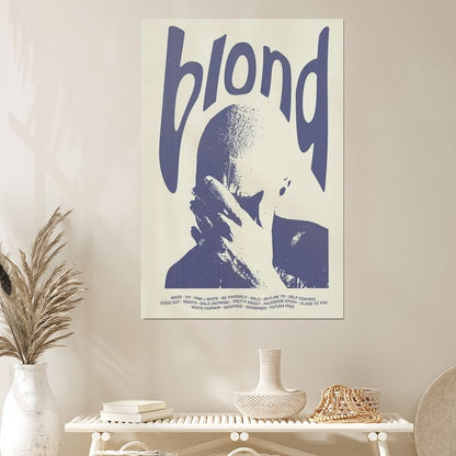 Frank Ocean - Blond Digital Album Poster - Printable Album Cover Wall Art Size 24''x36''