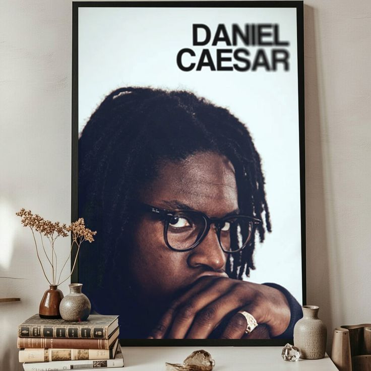 Daniel Caesar Poster Room Art, Music Poster Gift Size 24''x36''