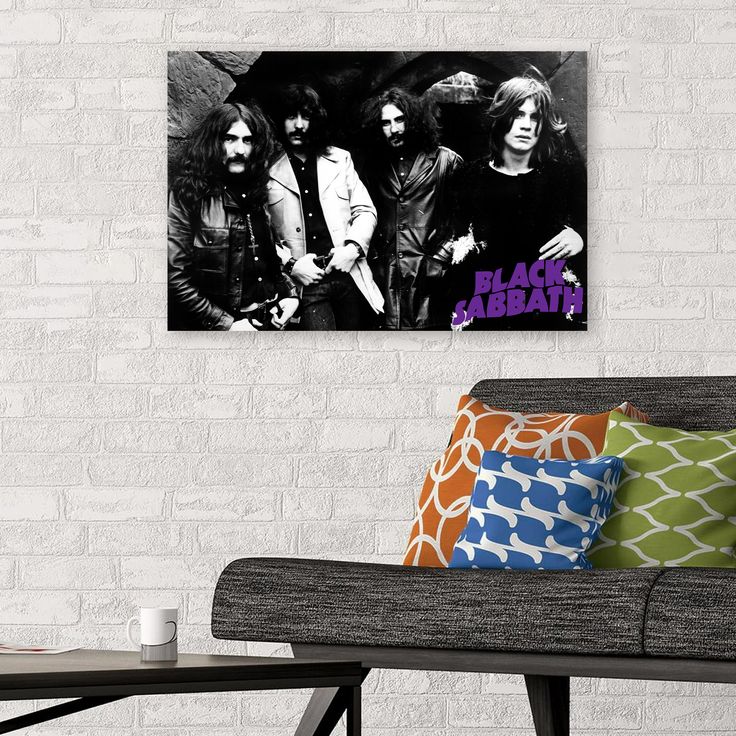 Black Sabbath (Photo) -Mounted Print Memorabilia Size 24''x36''