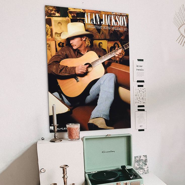 Alan Jackson - Greatest Hits Guitar Music Poster Size 24''x36''