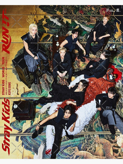 Stray Kids - Run It Poster Unframed Size 24''x36''