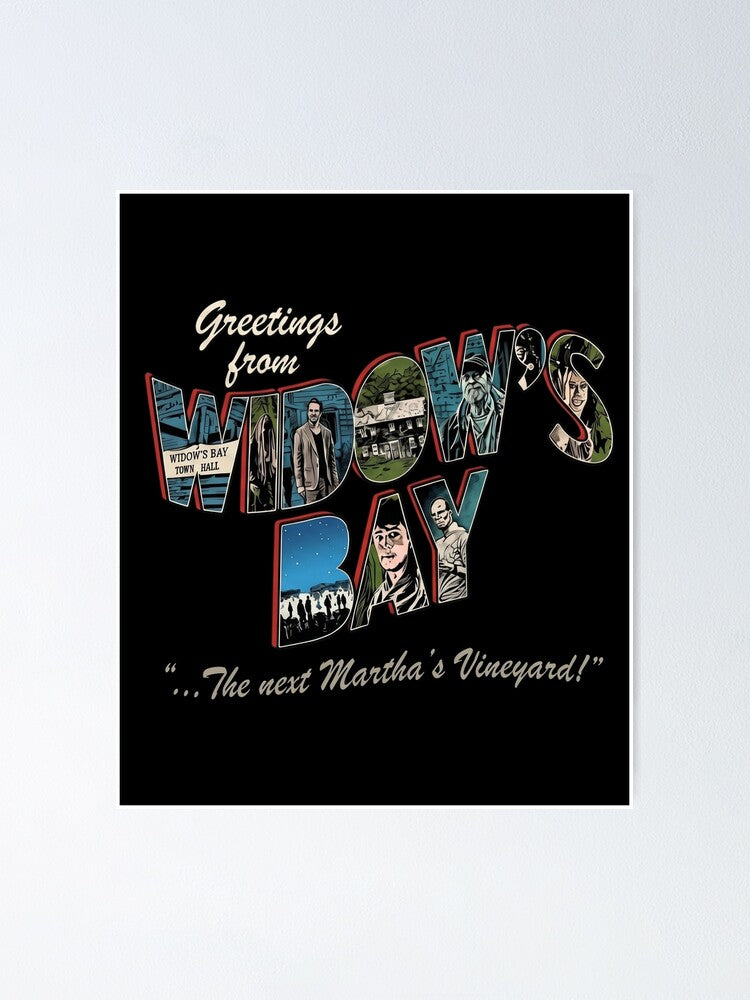 Widow'S Bay Poster, Comedy Horror Retro Tv Show 2026 Wall Art Unframed V1 Size 24''x36''