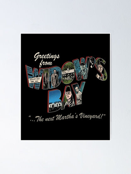 Widow'S Bay Poster, Comedy Horror Retro Tv Show 2026 Wall Art Unframed V1 Size 24''x36''