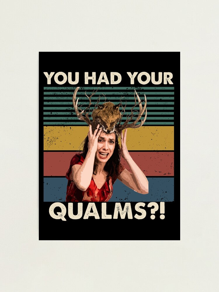 Patricia Widow'S Bay Poster, You Had Your Qualms Vintage Wall Art Unframed Size 24''x36''