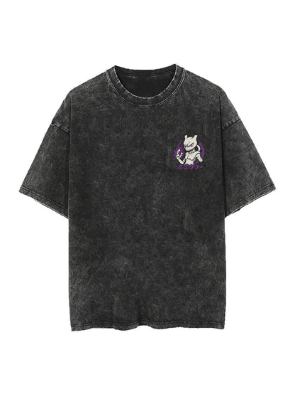 PSYWAVE SHADOW 2-SIDED VINTAGE OVERSIZE TEE