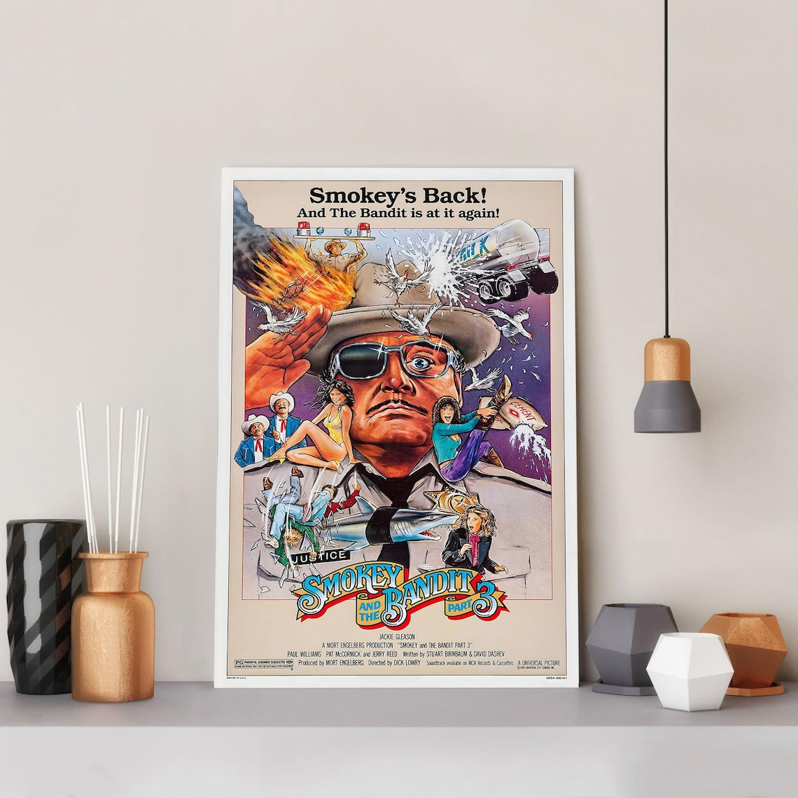 Smokey And The Bandit Iii Movie Poster Unframed Size 24''x36''