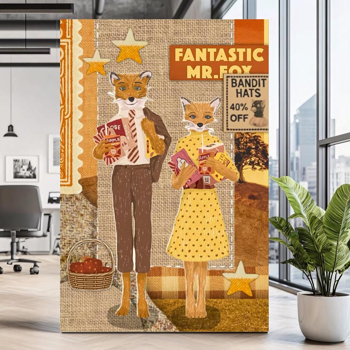 Fantastic Mr. Fox Movie Posters V2 Unframed Size 24''x36''
