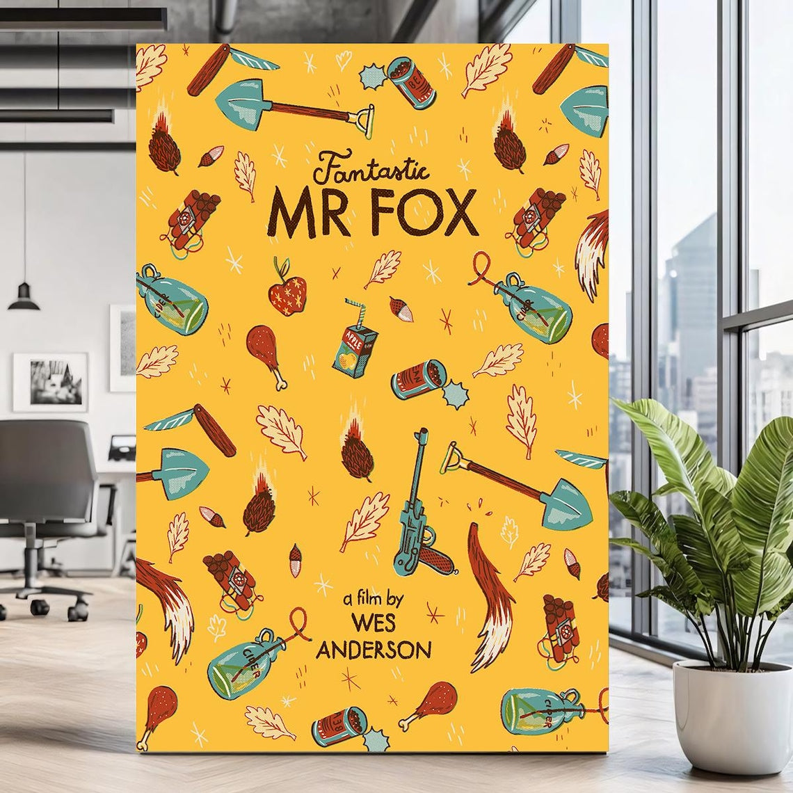 Fantastic Mr. Fox Movie Posters V5 Unframed Size 24''x36''