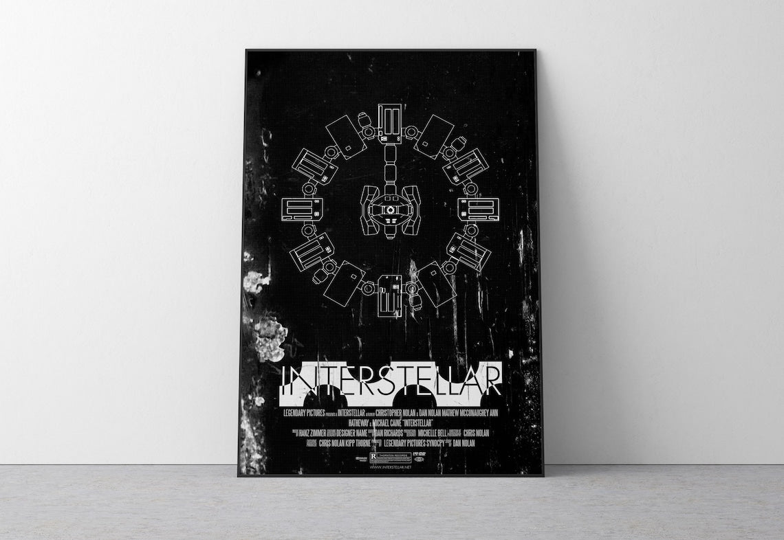 Interstellar Poster V2 Unframed Size 24''x36''