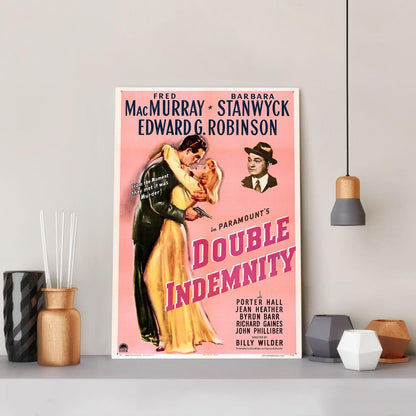 Double Indemnity Movie Poster Unframed Size 24''x36''