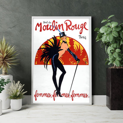 Moulin Rouge Movie Poster Unframed Size 24''x36''