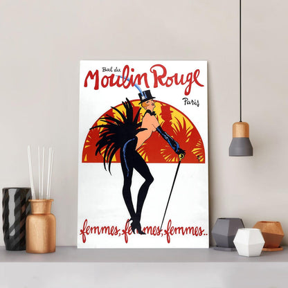 Moulin Rouge Movie Poster Unframed Size 24''x36''