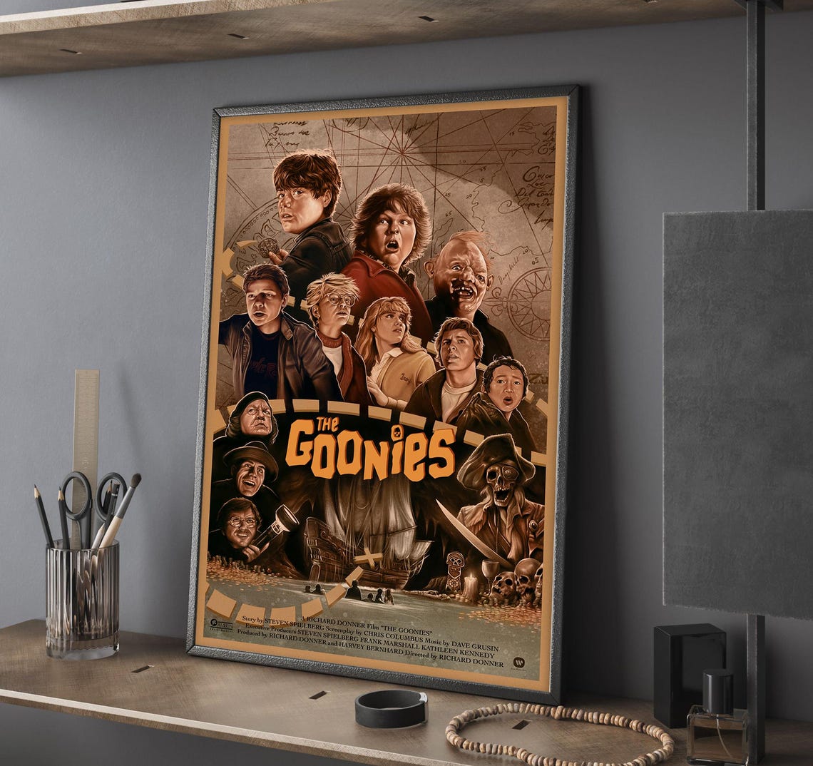 The Goonies Movie Poster Unframed V2 Size 24''x36''