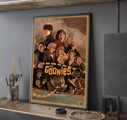 The Goonies Movie Poster Unframed V2 Size 24''x36''