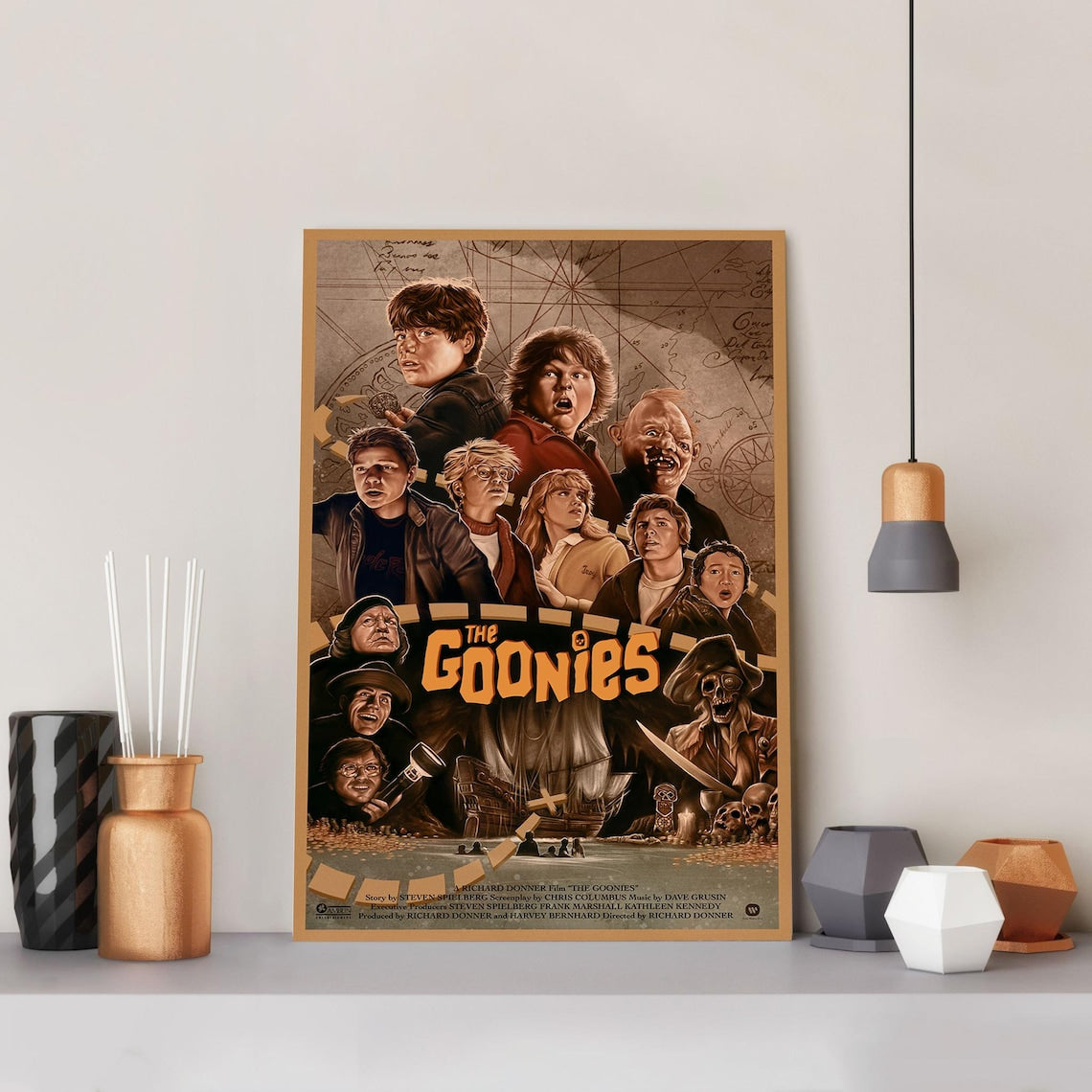 The Goonies Movie Poster Unframed V2 Size 24''x36''