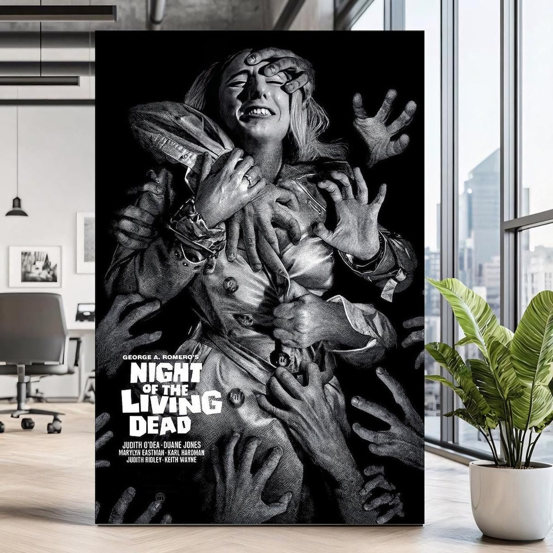 Night Of The Living Dead (1968) Horror Movie Posters V1 Unframed Size 24''x36''