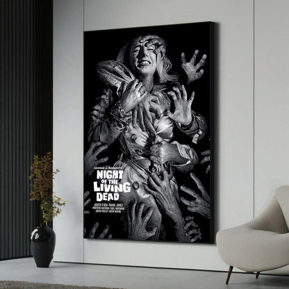 Night Of The Living Dead (1968) Horror Movie Posters V1 Unframed Size 24''x36''