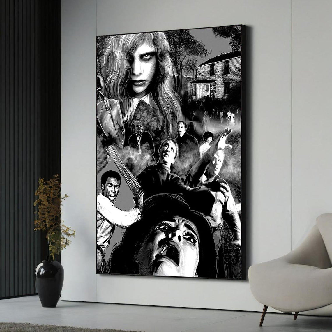 Night Of The Living Dead (1968) Horror Movie Posters V3 Unframed Size 24''x36''