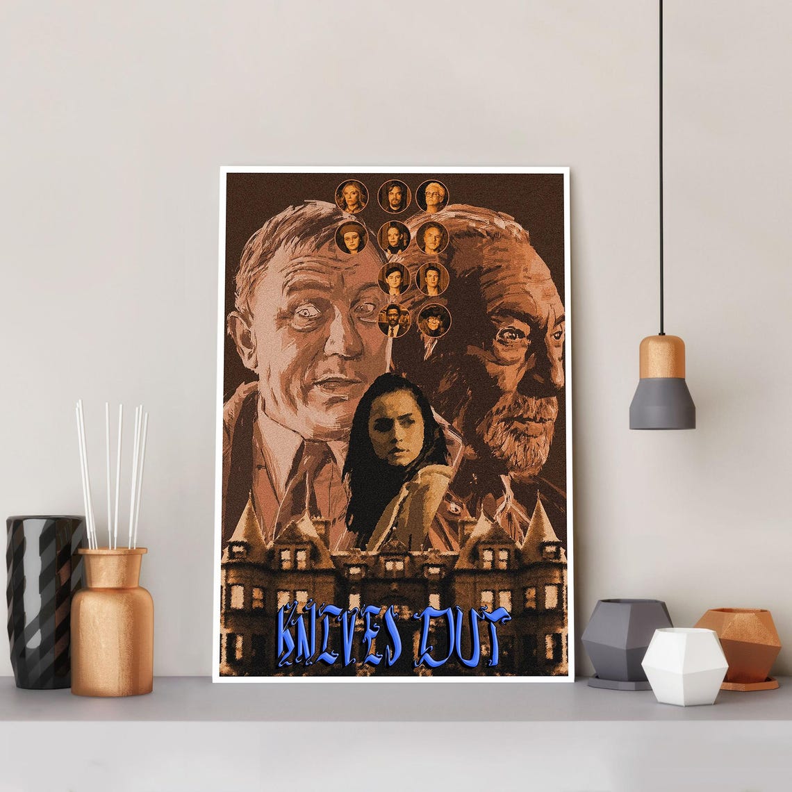 Knives Out Movie Poster Unframed Size 24''x36''