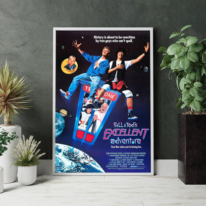 Bill & Ted'S Excellent Adventure Movie Poster Unframed Size 24''x36''
