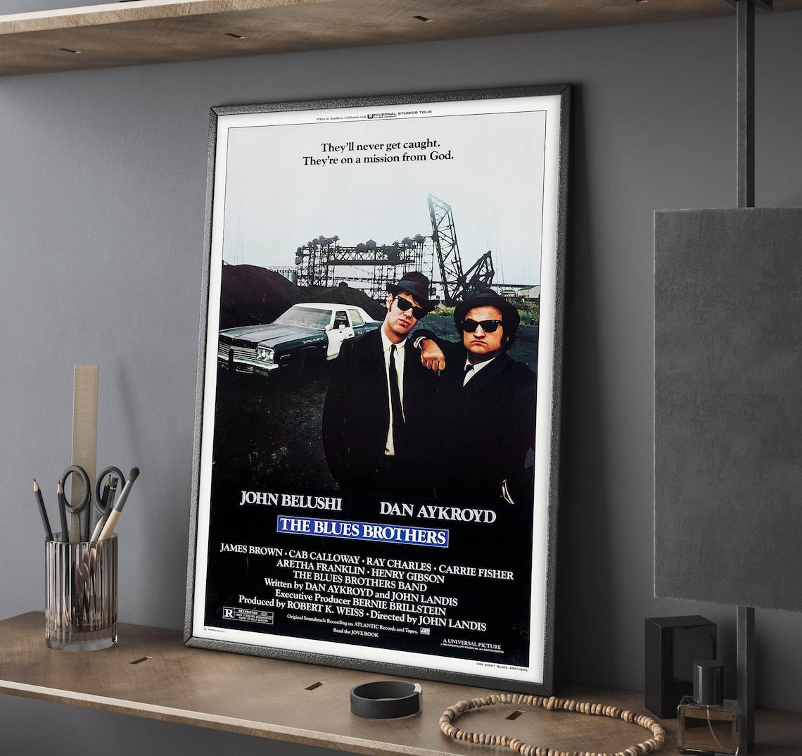 The Blues Brothers Movie Poster Unframed Size 24''x36''