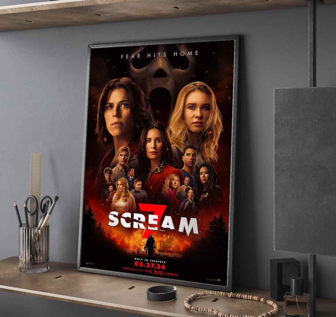Scream 7 Movie Poster Unframed Size 24''x36''