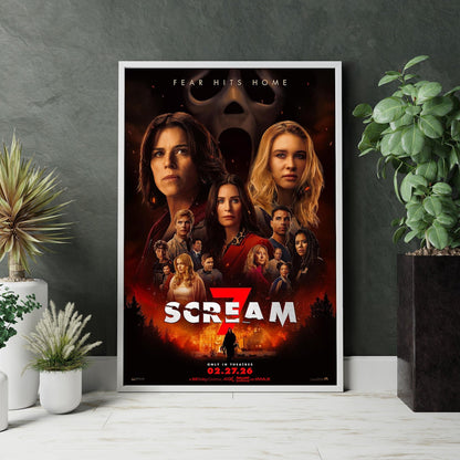 Scream 7 Movie Poster Unframed Size 24''x36''