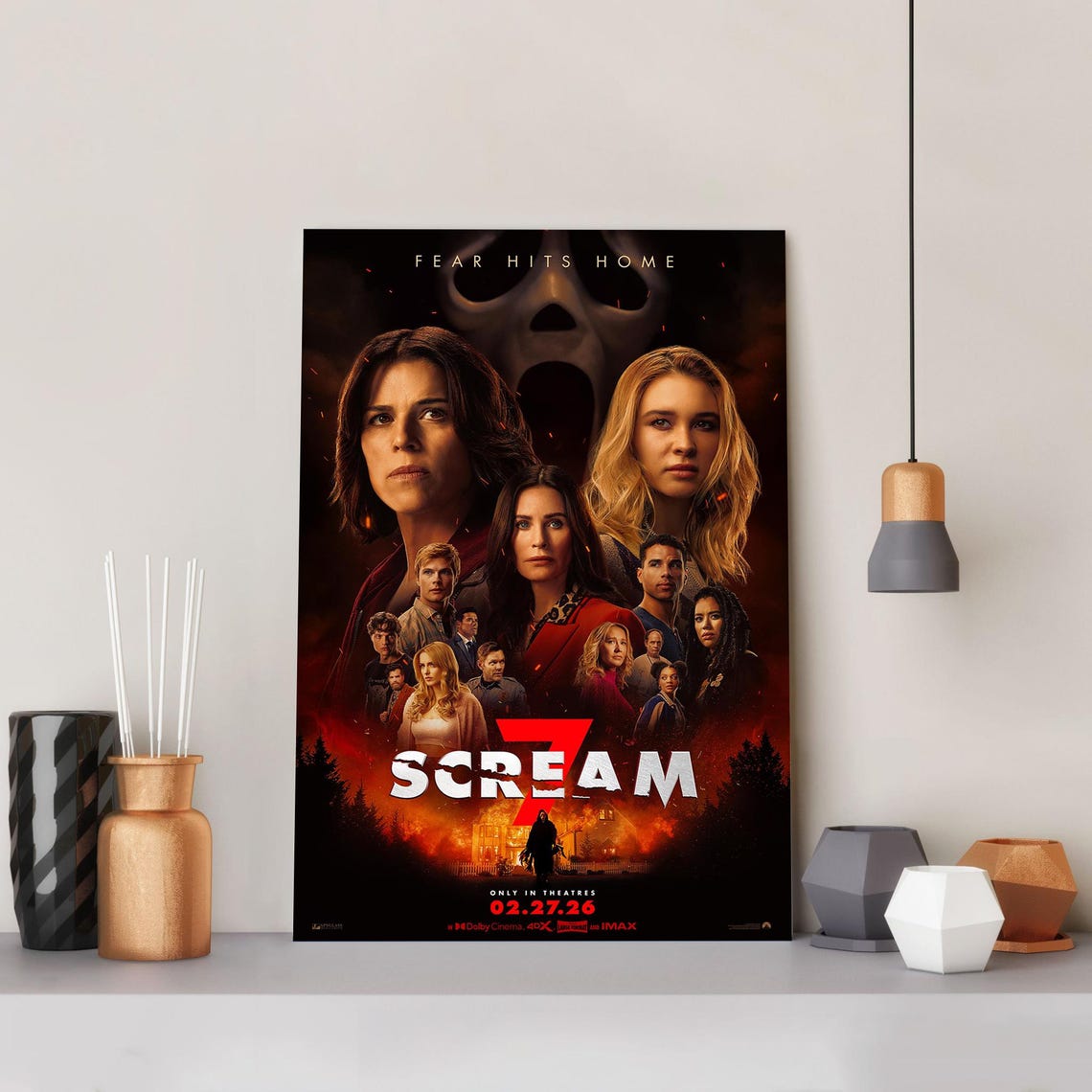 Scream 7 Movie Poster Unframed Size 24''x36''