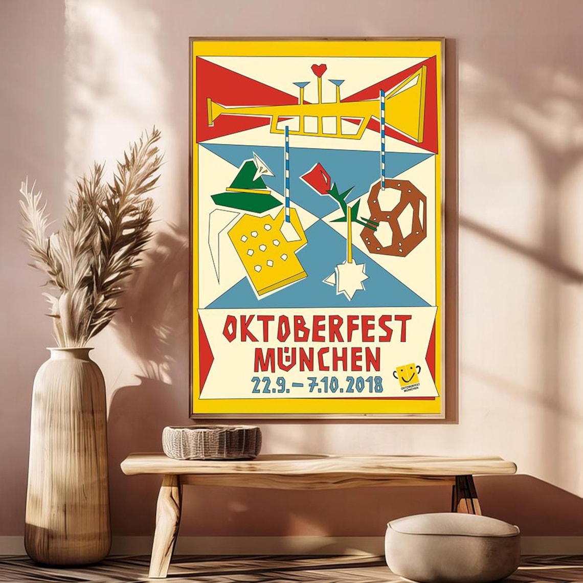 Oktoberfest Advertise Retro Posters Unframed V1 Size 24''x36''