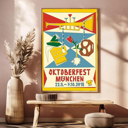 Oktoberfest Advertise Retro Posters Unframed V1 Size 24''x36''