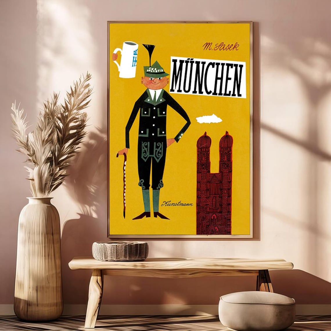 Oktoberfest Advertise Retro Posters Unframed V3 Size 24''x36''