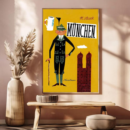 Oktoberfest Advertise Retro Posters Unframed V3 Size 24''x36''