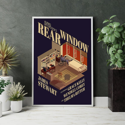 Rear Window Movie Poster Unframed V3 Size 24''x36''