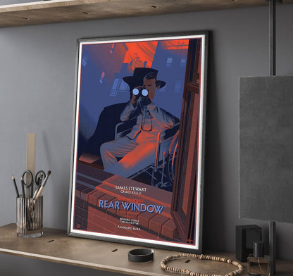 Rear Window Movie Poster Unframed V2 Size 24''x36''